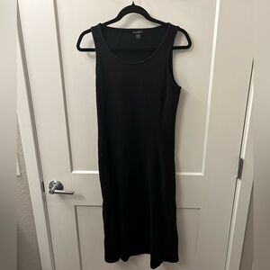 ATHLETA Ribbed Fit & Flare Athleisure dress